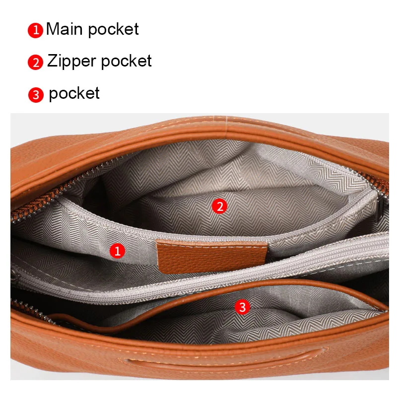 Aidrani Soft Genuine Cowhide Women Purse, Detachable Strap Clutch & Crossbody Bag, Multi‑Colors Leather Handbag for Daily
