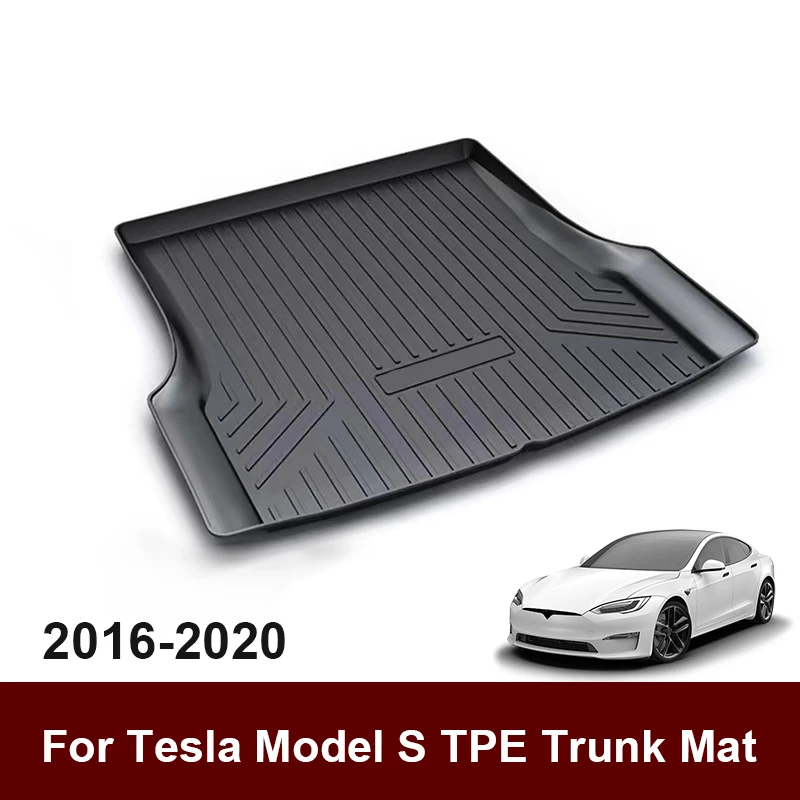 

Коврики для салона автомобиля, изготовленные на заказ, из экологичного материала TPE, для переднего багажника, для Tesla Model S 2016-2020 годов выпуска, леворульные.