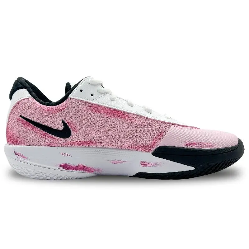 【Personalizar】Nike Air Zoom G.T. Zapatillas de baloncesto Cut Academy para hombre, zapatillas bajas rosas, zapatos FB2598-100