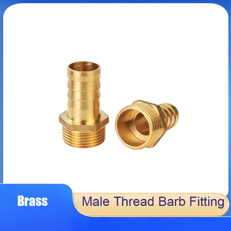 

4 мм, 6 мм, 8 мм, 10 мм, 12 мм, 16 мм, 19 мм, внешний диаметр шланга, латунный фитинг с колючками, соединительный адаптер, метрическая наружная резьба