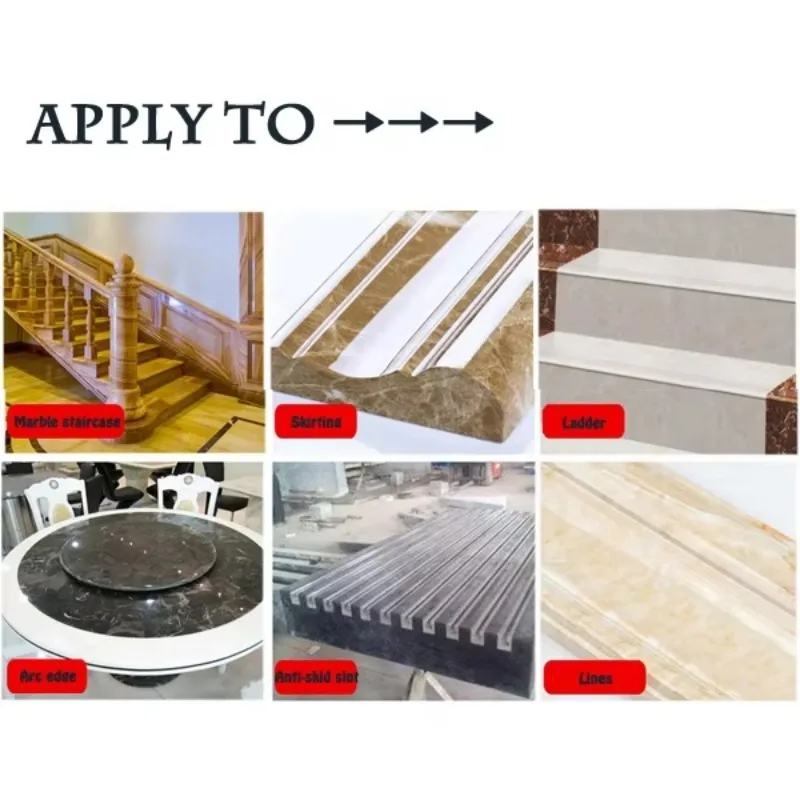 آلة توجيه محمولة لتنظيف الحواف 110 فولت للرخام والجرانيت وحجر الكوارتز آلة تلميع الحواف الزجاجية الكهربائية