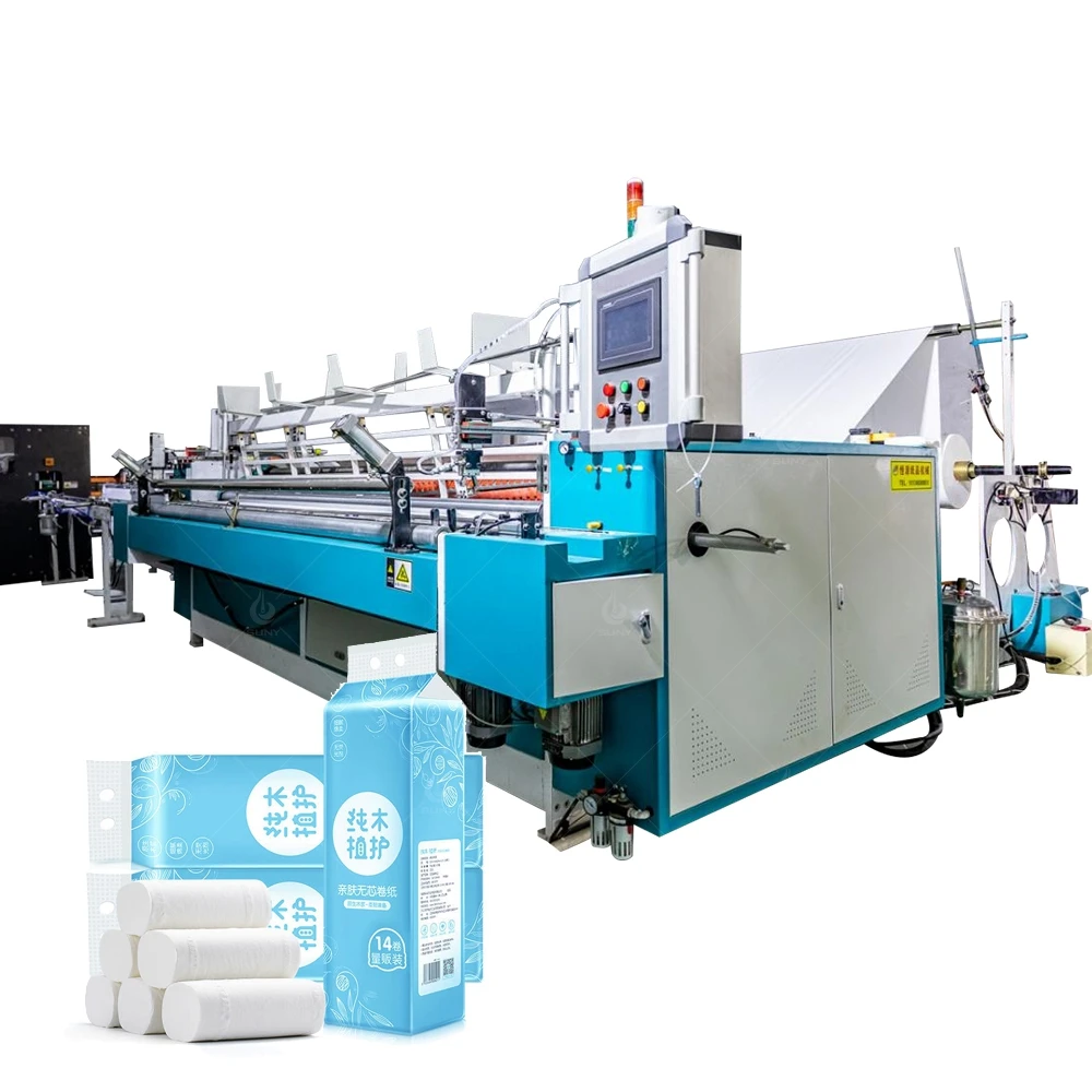 Hot Sale Automatic Toilet Paper Making Machine Maker Prices Toilet Paper Production Line