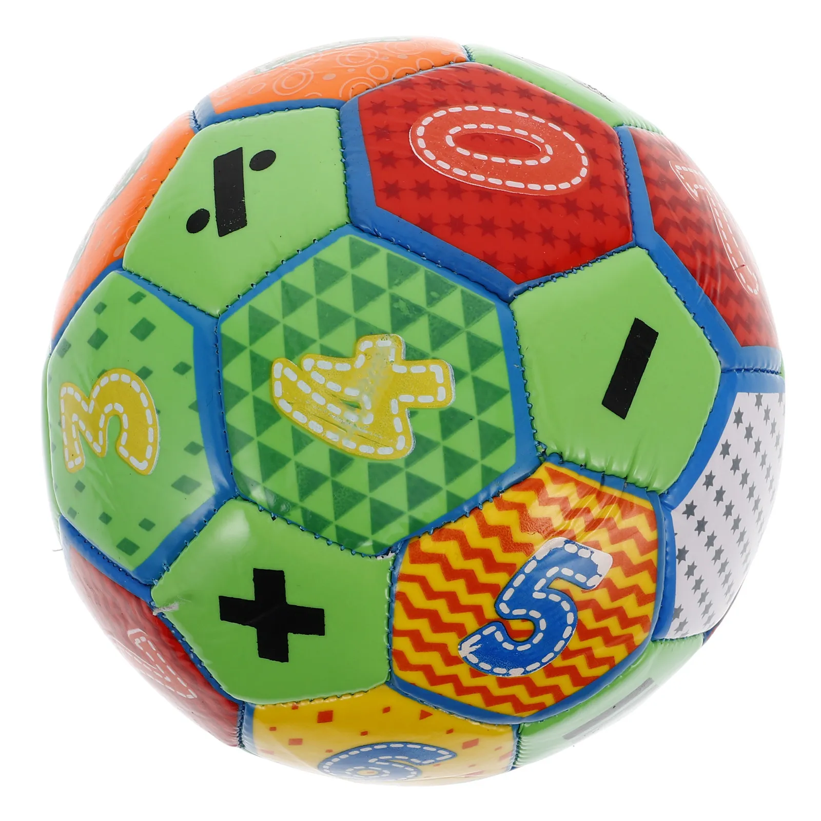 Colorful Inflatable Soccer Ball for Kids Baby Educational Football Number Patterns Early Learning Indoor Outdoor Play