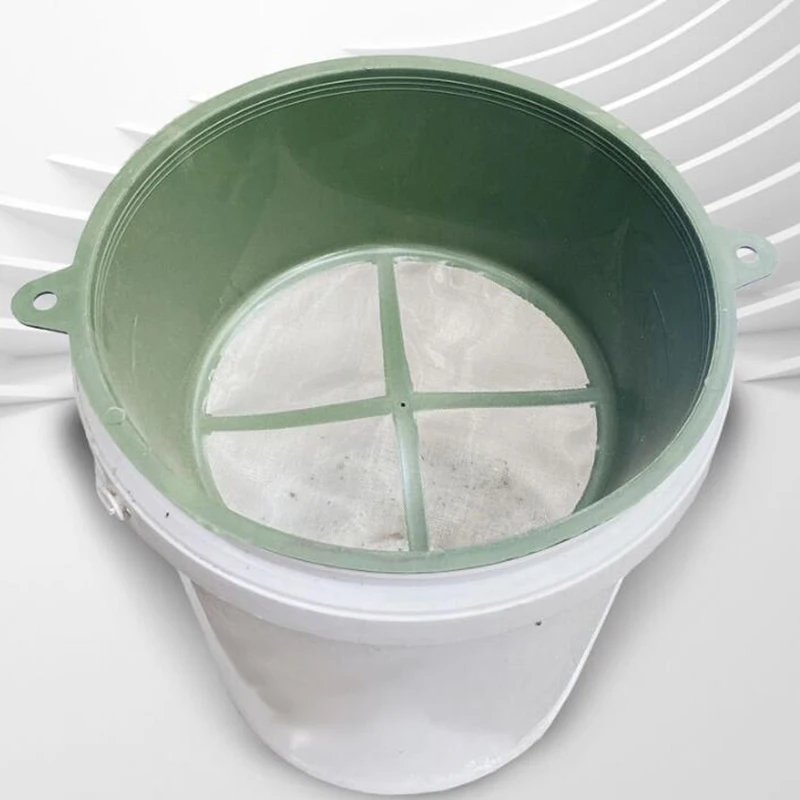 1PC Reusable Strainer For Water Based Oil Food Residues Paint Spray Mesh Paper Filter Plastic Paint Filter With Fine Nylon Mesh