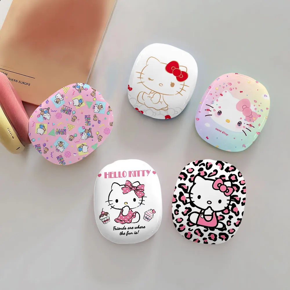 Hellos Kittys Personalized Airpods Max Headphone Case Shockproof Protective Glossy Earphone Anti-fall Cover