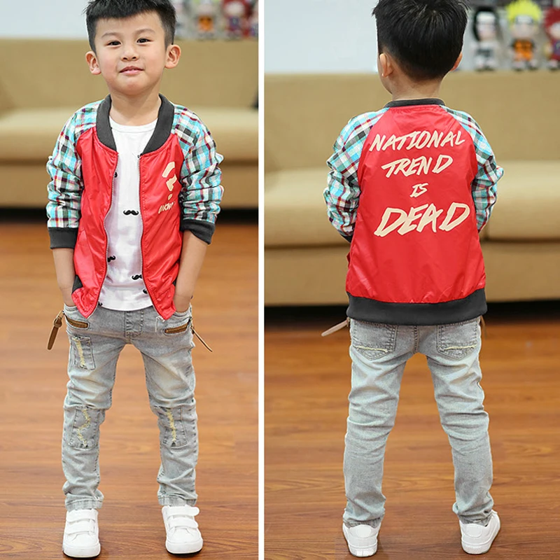 IENENS 4-11 Years Boys Clothes Slim Straight Jeans Classic Bottoms Children Denim Clothing Pants Kids Baby Boy Casual Trousers