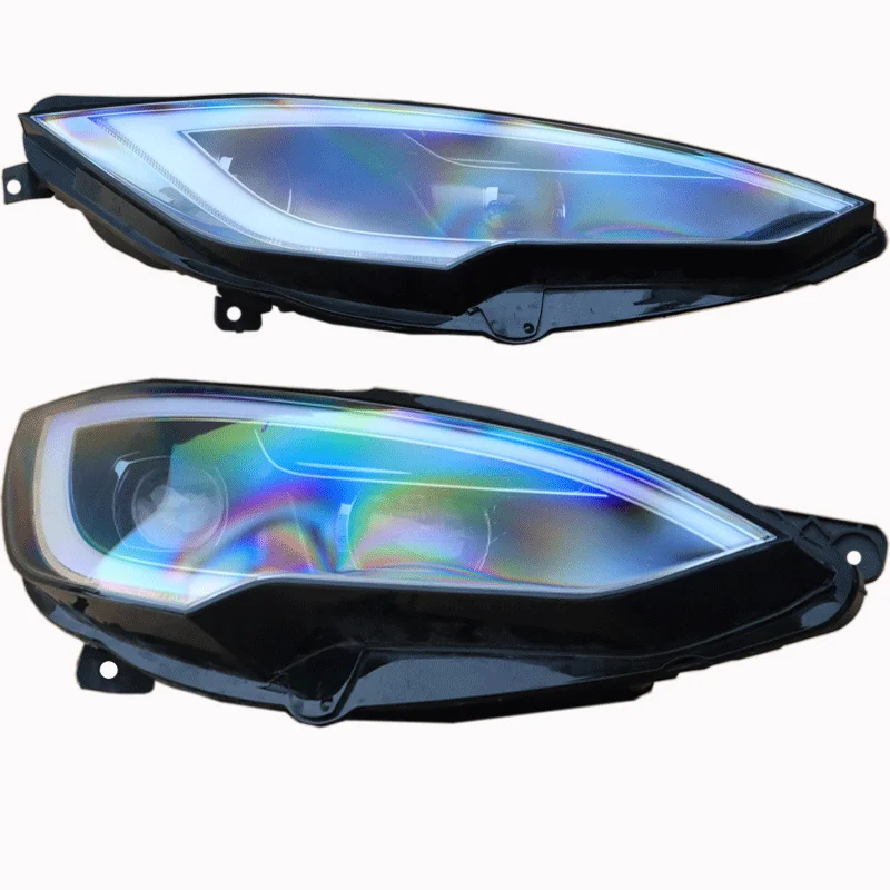 Suitable For 2014 To 2023 Tesla Model S Upgrades And Replacement Of Original New Pixel LED Car Headlight