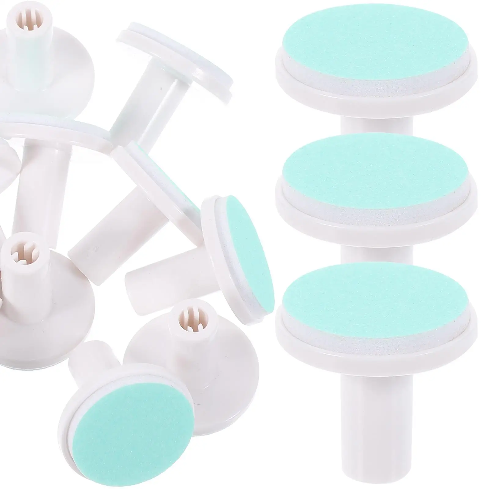 12pcs Red Baby Nail Heads 1 6 Months Replacement Pads Trimmer Tools Electric Nail File Supplies Clipper For Nail Care