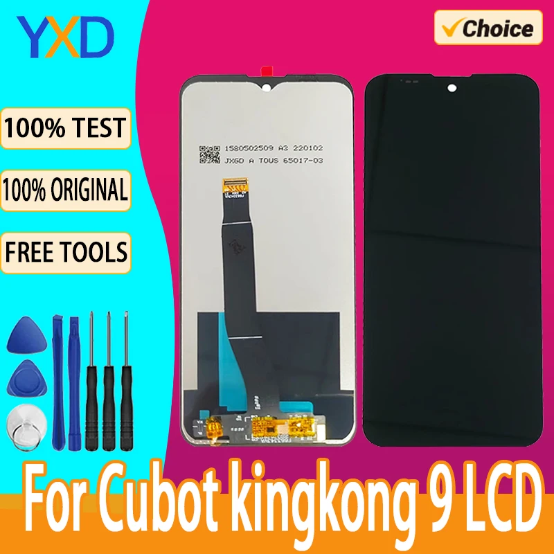 For Cubot KingKong 9 LCD Display with Touch Screen Digitizer Assembly For Cubot KingKong9 LCD King Kong Kingkong9 Replacement