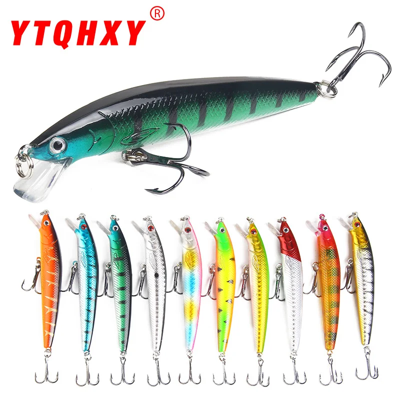 19ljLure Bait Cross-border Minnow Bait 10cm/9g Floating Sound Bead Realistic Fish Bait