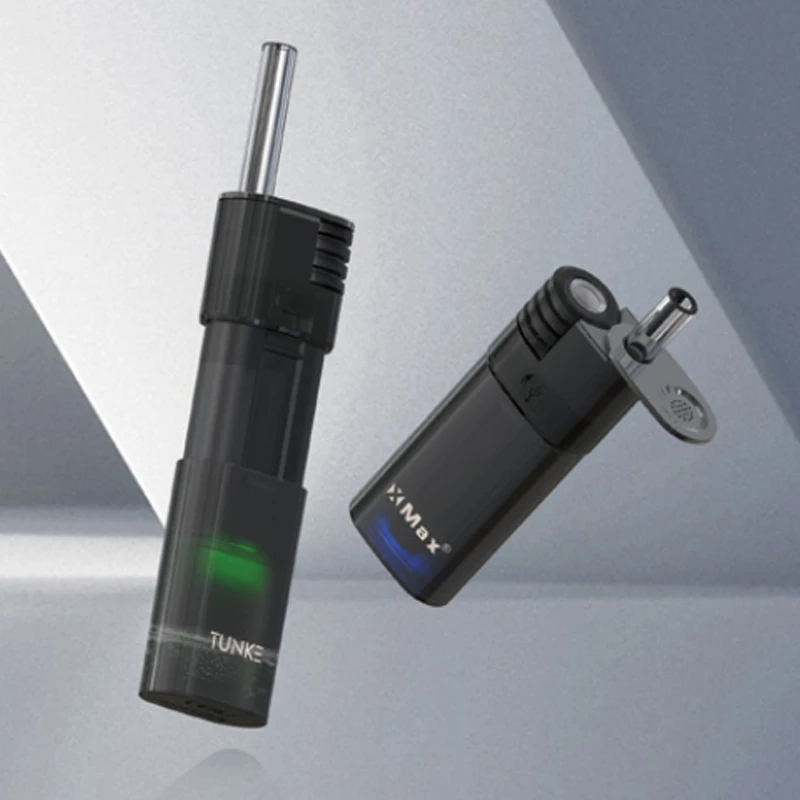 XMAX Tunke Vaporizer 650mah Battery Quartz Heating Cup Atomizer Temperature Control Electronic Cigarettes Wax Vape Box Mod Kit