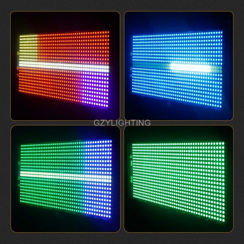 Imagem -03 - Strobe Wash Light para Bar Dmx 512 Flash Led Branco Segmentos Rgb 3in dj Disco Clube de Fundo Party Event Show 960 Pcs