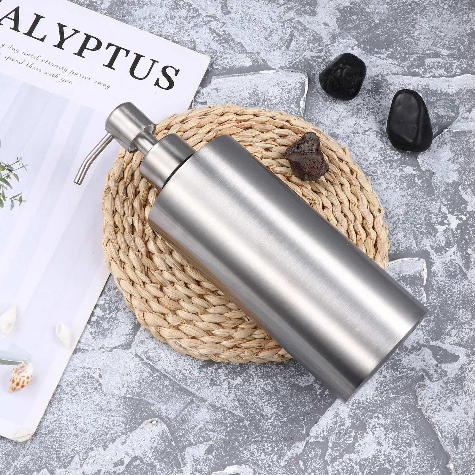 

1 pc 250Ml Shampoo Storage Simple Lotion Dispenser Stainless Anti-Leak Sub Refillable Travel Container Liquid