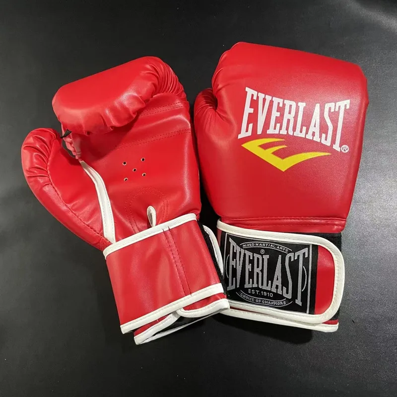 6/8/10/12/14oz Professional Boxing Gloves Thickened PU Muay Thai Sanda MMA Training Gloves Boxing Training Accessories