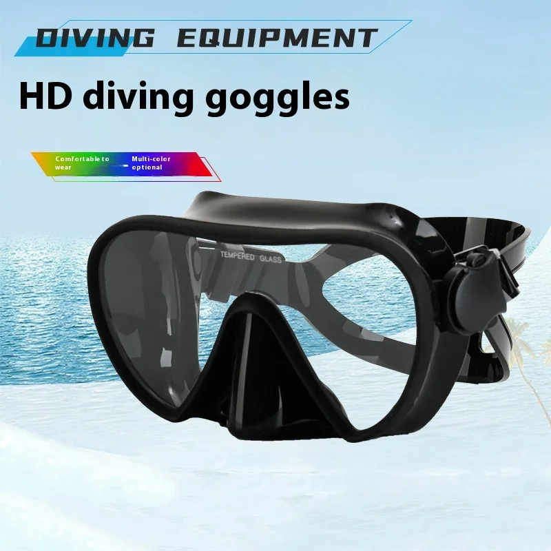 

Adult Diving Goggles Hd Waterproof Large Field Of Vision Men And Women Large Frame Goggles Diving Equipment Snorkeling Supplies