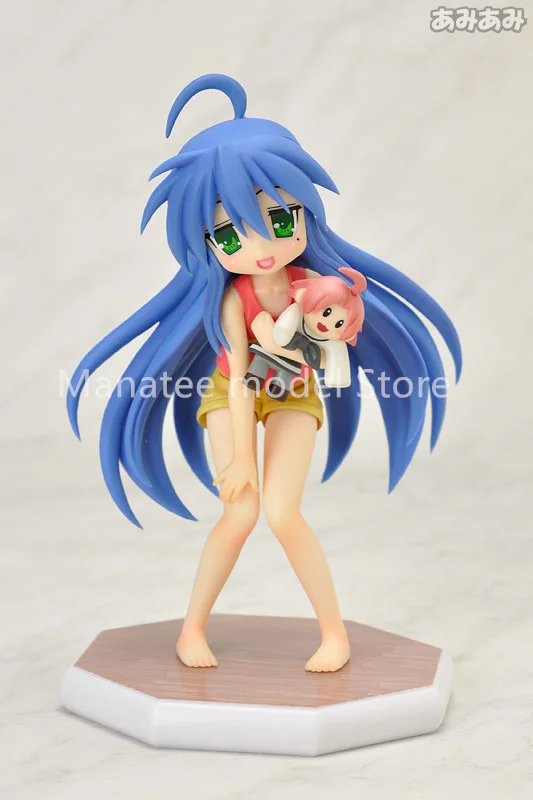WAVE Original Lucky Star - Konata & Kanata Izumi Sojiro no Takaramono Set PVC Action Figure Anime Model Toys Collection Gift