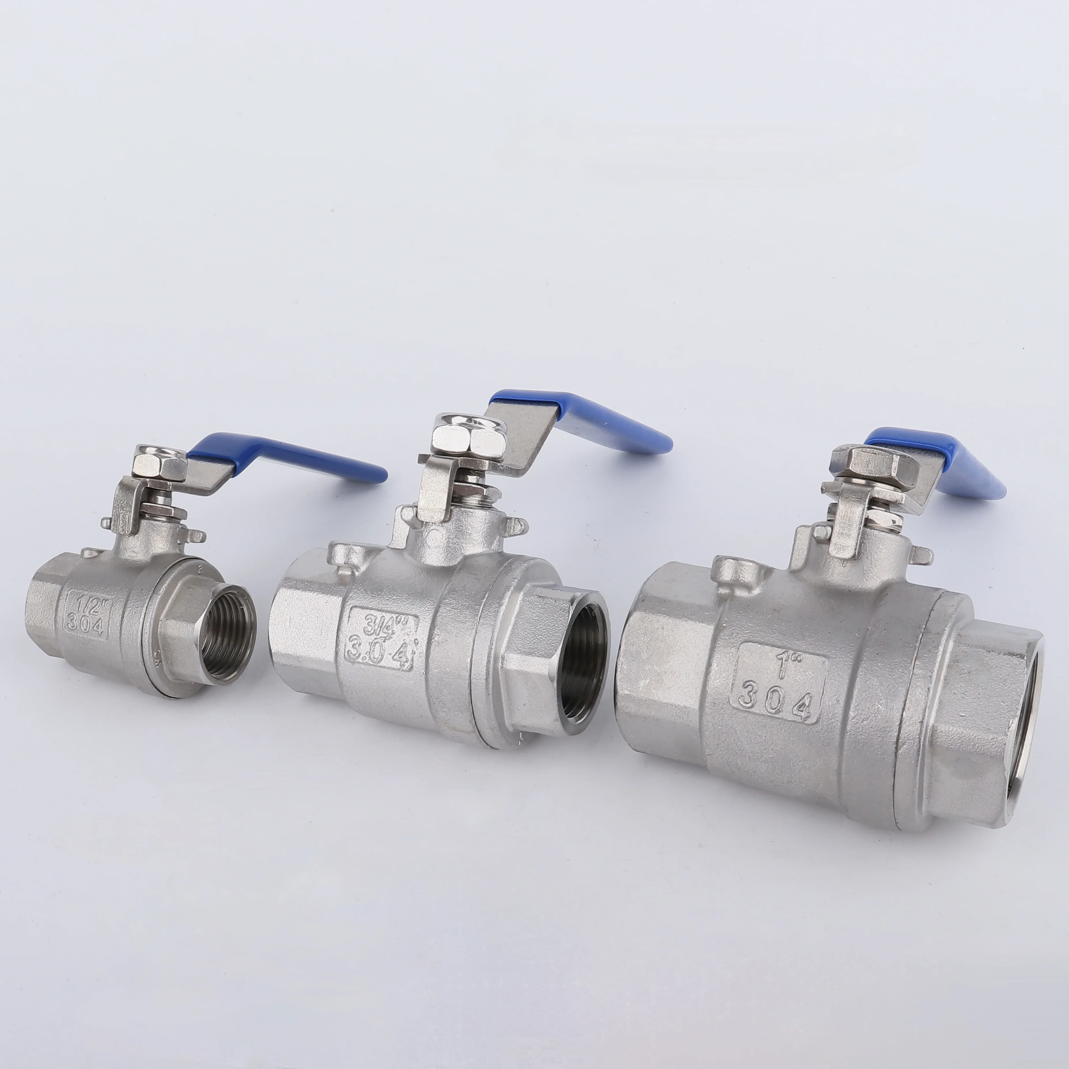 1-1/2"316 Stainless Steel 2PC Forging Ball Valve,PT Full Port Ball Valve 1000PSI