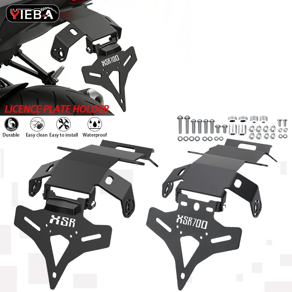 

2026 Motorcycle License Plate Holder For YAMAHA XSR700 / XTribute 2015 2016 2017-2023 2024 2025 2020 Tail Tidy With LED Light
