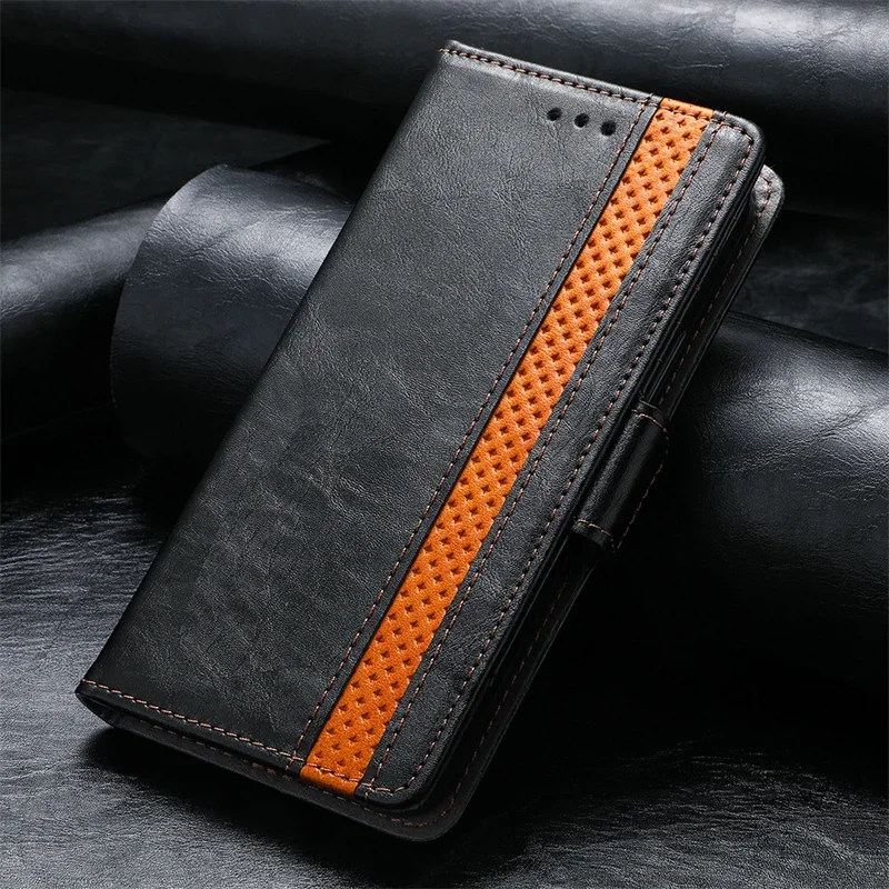 Wallet Card Holder Leather Flip Folio Case for IPhone 16 14 13 15 11 Pro Max Plus 12 Mini XS XR X RFID Blocking Kickstand Cover