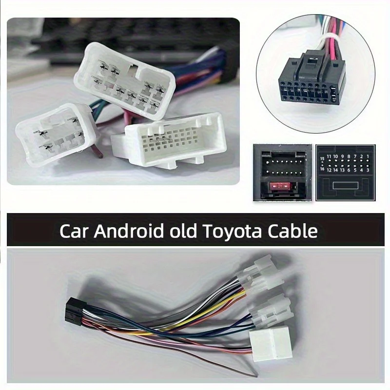 2026 Neues 2-Din-Autoradio, Snapdragon Android 15, unterstützt CarPlay und Android Auto, geeignet für Toyota RAV4 Rav 4 2005–2013 – Detail 2