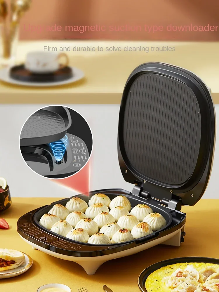 Multifunctional electric frying pan pancake machine double-sided heating electric pancake pan removable and washable