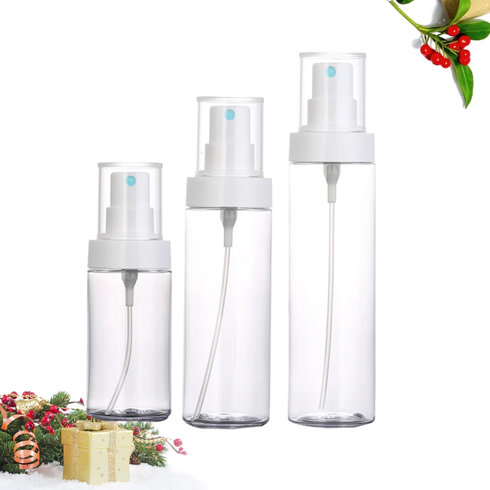 3 Pcs Spray Bottles Refillable Perfume Water Sprayer Plants Mist Atomizer Travel