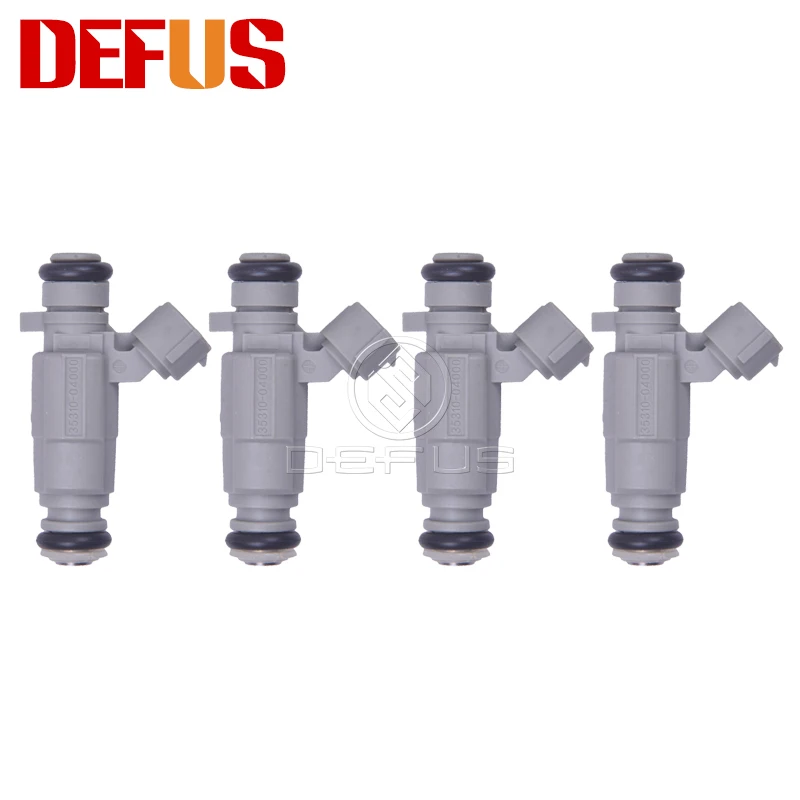 4x 35310-04000 Fuel Injector For Hyundai i10 2016 Kia Picanto Mk2 1.0L 05-09 3531004000 35310 04000 S0201b050 Bico Nozzle NEW