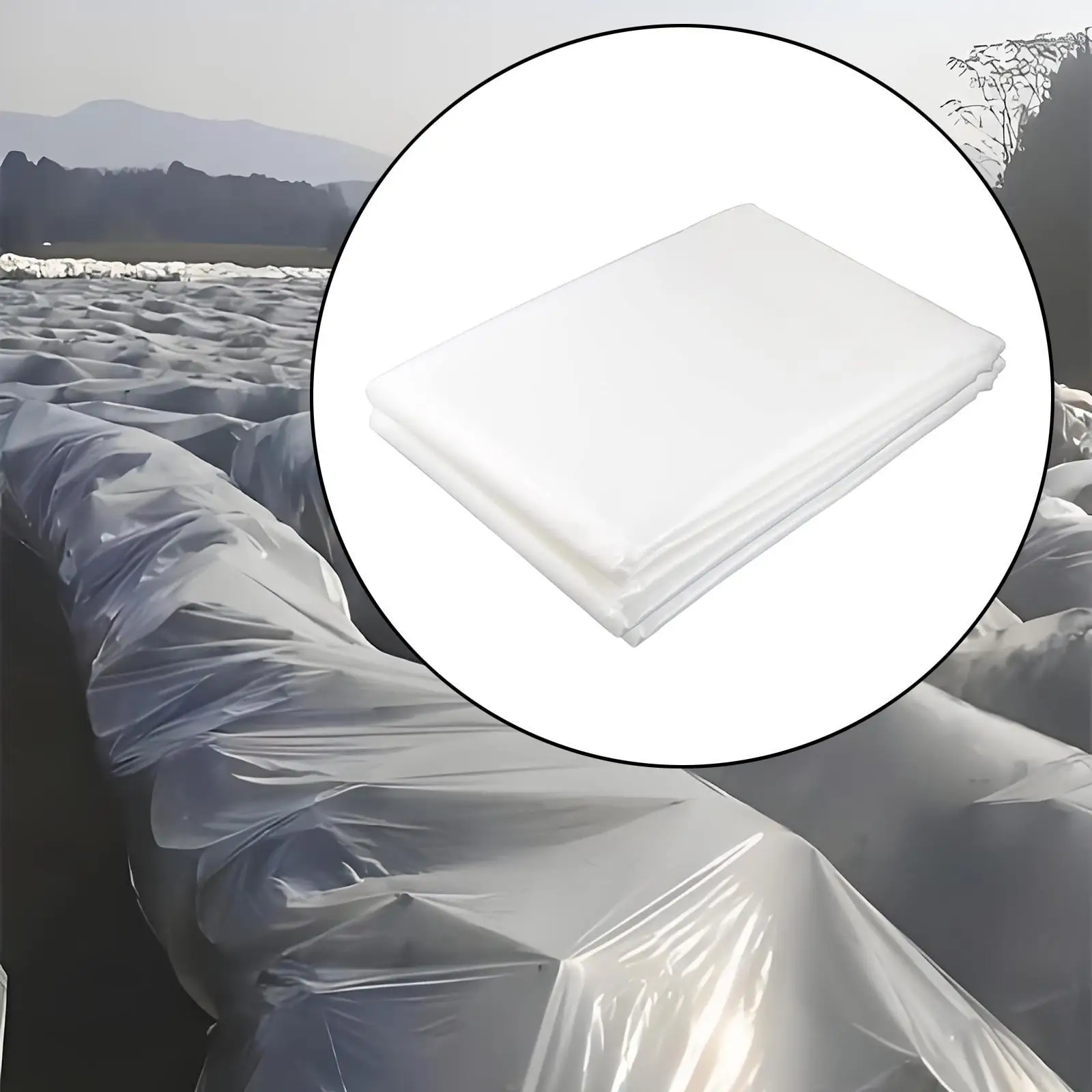 

Greenhouse Sheeting Clear Weatherproof, Keep Warm Heavy Duty Greenhouse Film for Horticulture Agriculture Garden Farm Outdoor