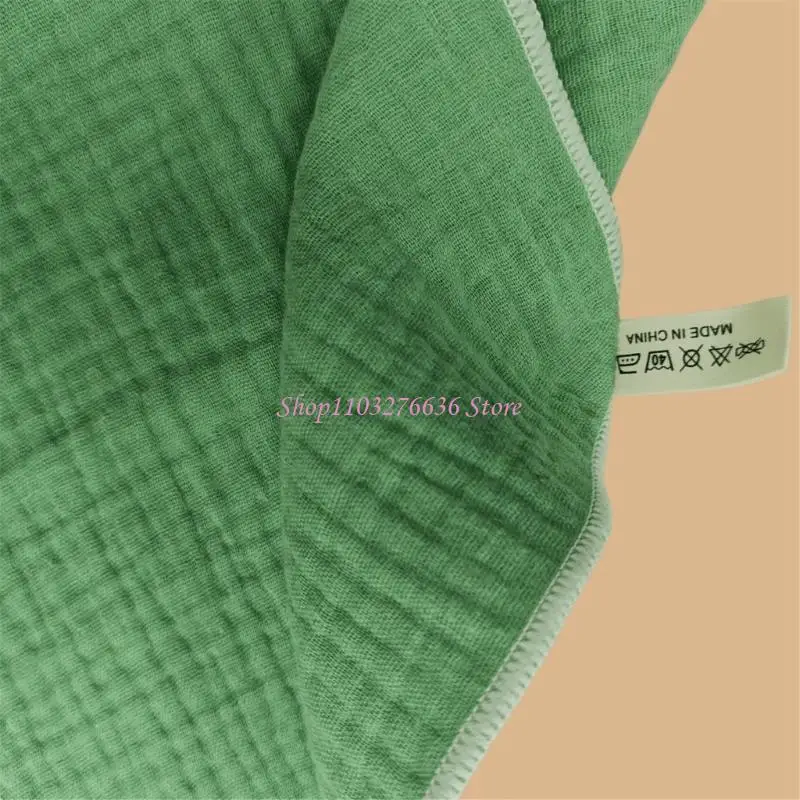 

R6FD Хлопковая мочалка Детское муслиновое полотенце для лица Новорожденные Ткань для отрыжки для нежной кожи