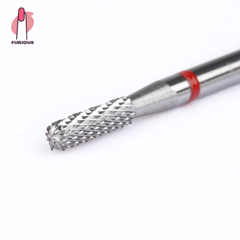 3/32'' Pear Shape Tungsten Carbide Safety Carbide Drill Bit for Remove Cuticle Dead Skin Cleaner Nail Prepare