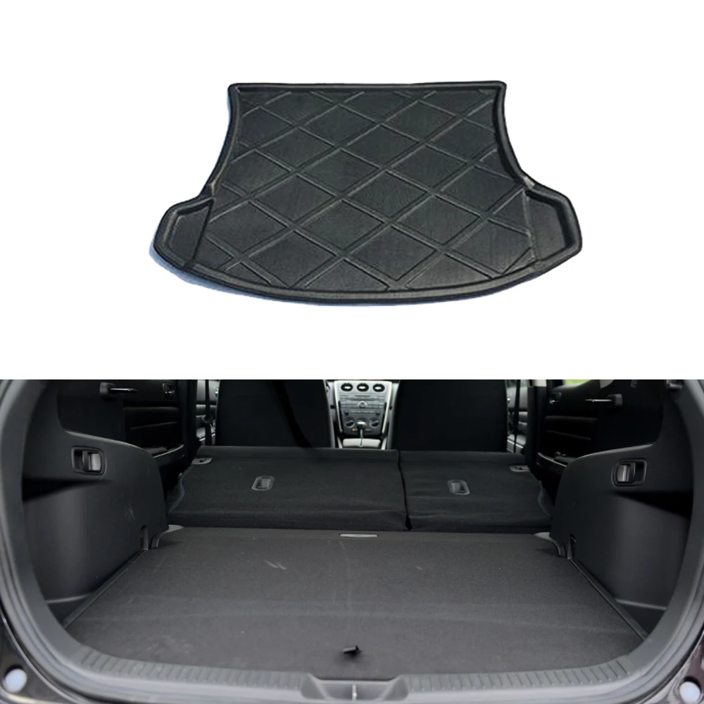 Car Rear Trunk Mat for Mazda CX-7 CX7 ER 2006~2012 Carpet Parts Custom Tray Liner Floor Pad Space Boot Carg Cover Accessories