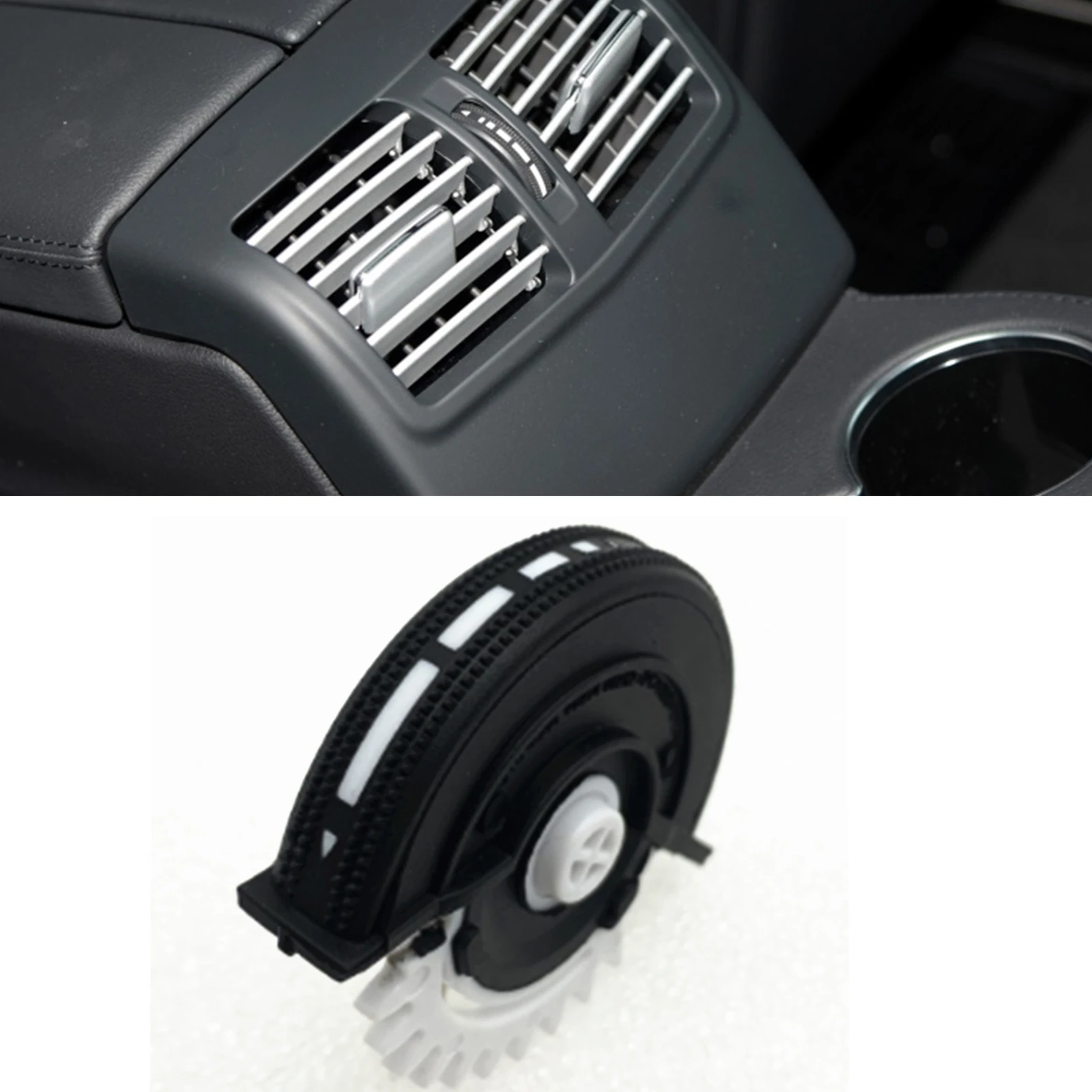 

For Mercedes Benz C E Class W204 W212/W207 GLK GLK204 C204 Rear A/C Air Conditioning Outlet Vent Control Rolling Roller Wheel