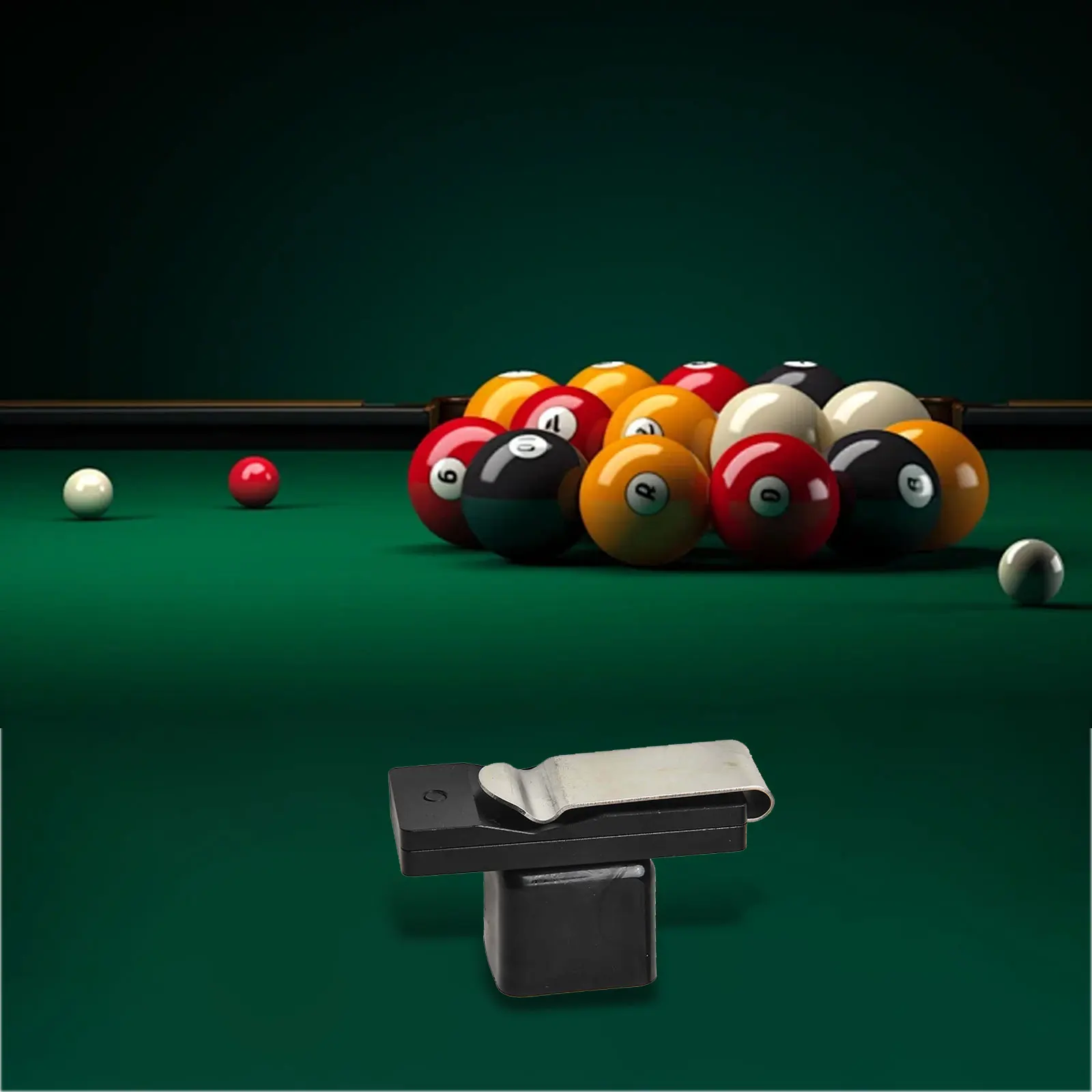 

During Billiard Games 62*25*35mm Billiard Accessories Lightweight Chalk Holder Aluminum Alloy Design For Billiards