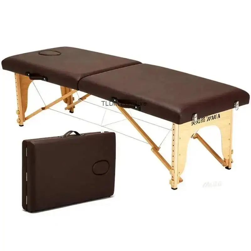 Cervical SPA Fold Space-saving Lift Portable Massage Table Massage Bed Spine Eyelashes Lettino Per Massaggi Salon Furniture