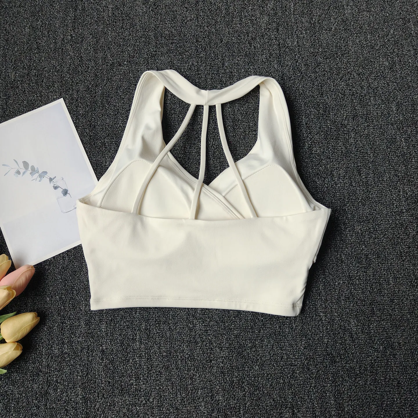 2026 All-in-One Sport-BH Stoßfest Pilates Trainings-BH Yoga Fitness Lauf-Oberteil Sexy Schöner Rücken Fitness Yoga Weste Top – Detail 10