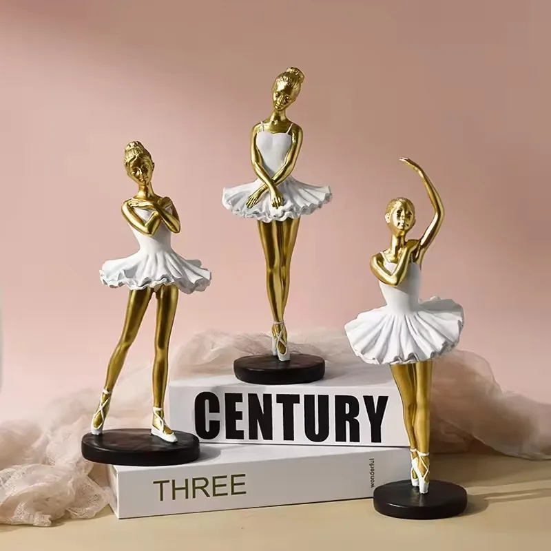 

Ballet Statue Resin Handicraft Decoration Dance Modeling Sculpture Commemorative Decoration