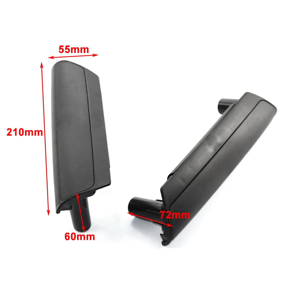 1Pcs Black ABS Car Inner Interior Door Pull Handle Trim Cover For VW Transporter T5 Multivan 2009 2010 2011 2012 2013 2014 2015