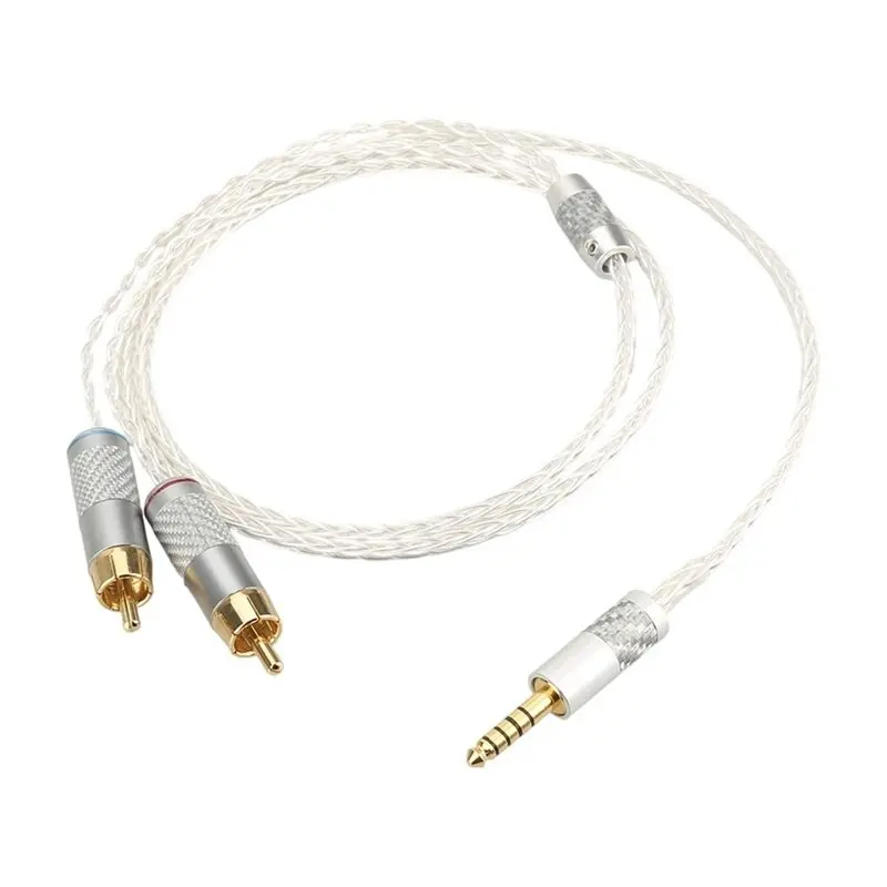 FULL-For RCA Cable Hifi Stereo 3.5Mm To For 2RCA Male Audio Cable AUX 3.5 Y Splitter For Amplifiers Audio Home Theater Cable