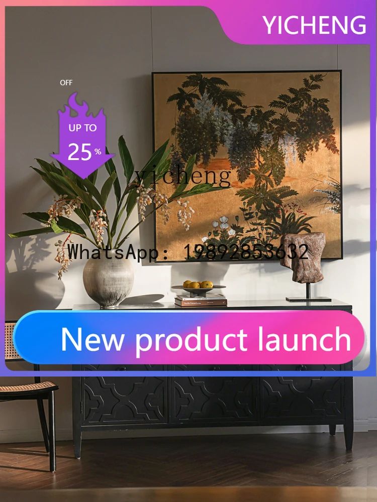 

B3 Oil Painting Handmade Gold Foil Living Room Hanging Decorative Painting