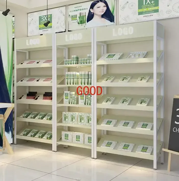 Cosméticos de beleza Display Cabinet, Boutique Shelf, Container, Shoes Rack, Displa, Boutique Products Display, Bag