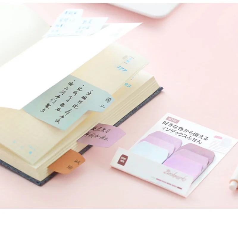 Color Index Gradient Multi Color Creative DIY Convenience Stickers