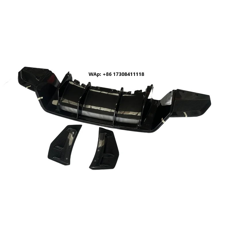 

Car Bumper R8 P Style Carbon Fiber Rear Bumper Diffuser for R8 V10 2017-2019 Model