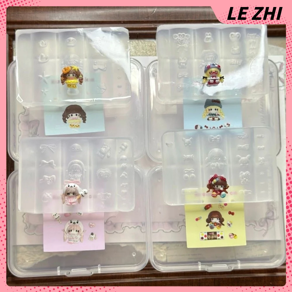 

1Pc Kawaii Sanrio Hello Kitty 3D Acrylic Mold Nail Art Decorations Diy Bowknot Design Silicone Nail Art Templates Mold Gifts