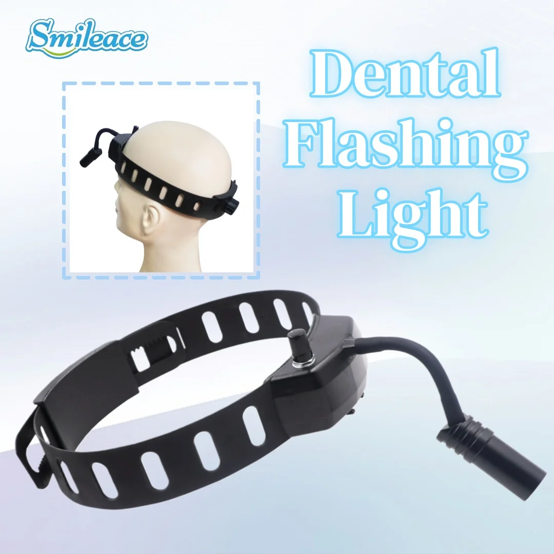 

Dental LED Flashlight for Binocular Loupes Surgical Head Light Medical Headband Brightness Adjustable Surgery Headlight