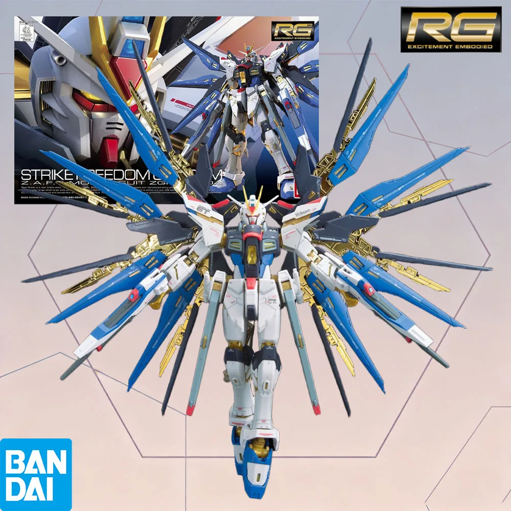 

100% Authentic In Stock Bandai RG 1/144 Gundam SEED DESTINY Strike Freedom Collectible Model toy