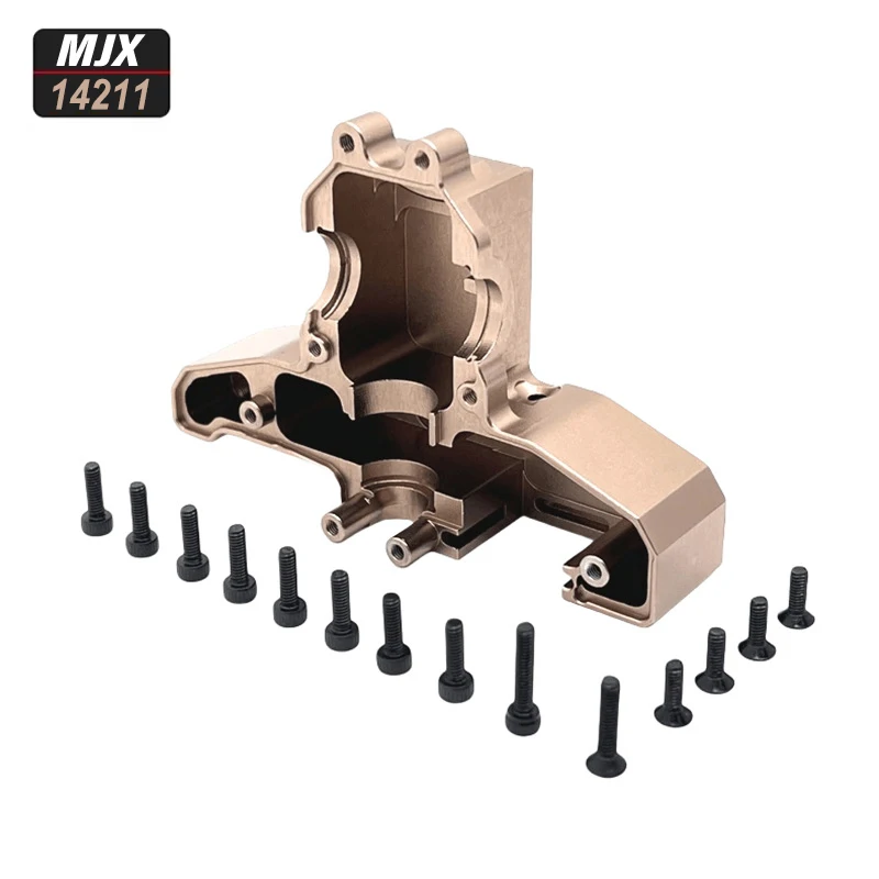 1/14 mjx 14211 hyper go peças de atualização de metal para carro de controle remoto elétrico-copo de direção, braços a superiores e inferiores, suporte de torre de choque