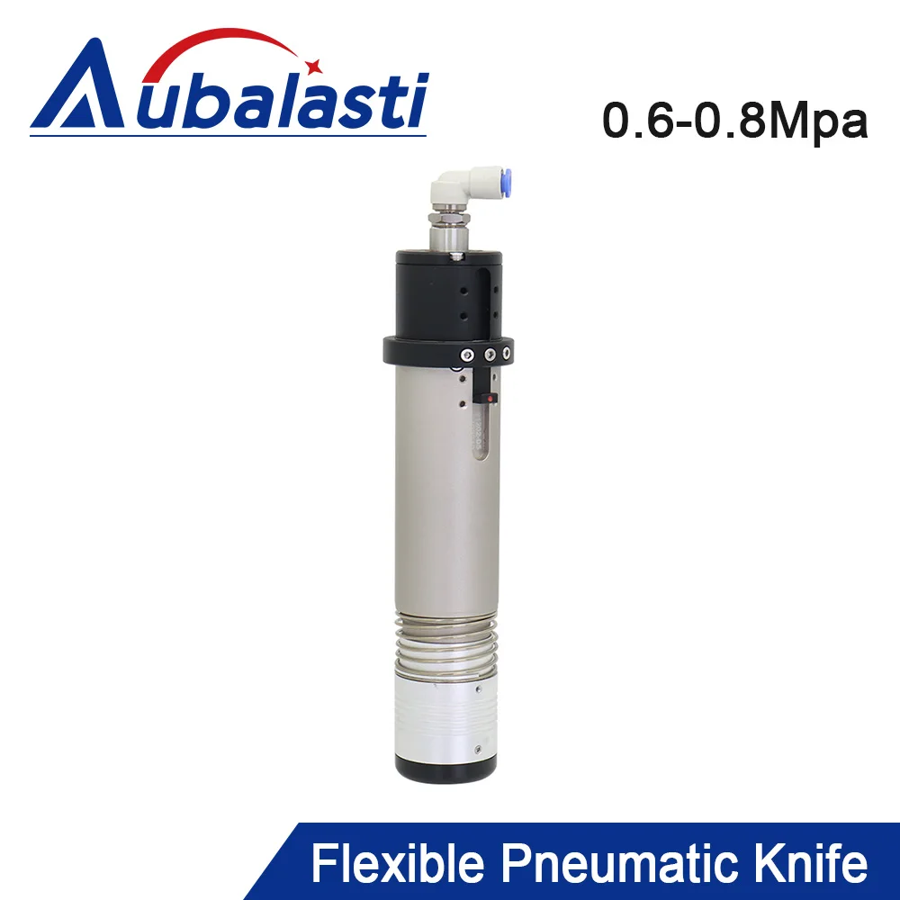 Aubalasti CNC Flexible Pneumatic Knife Vibrating Knife 0.6-0.8Mpa Amplitude 7-10mm for KT Board  Foam Board  ABS Plastic