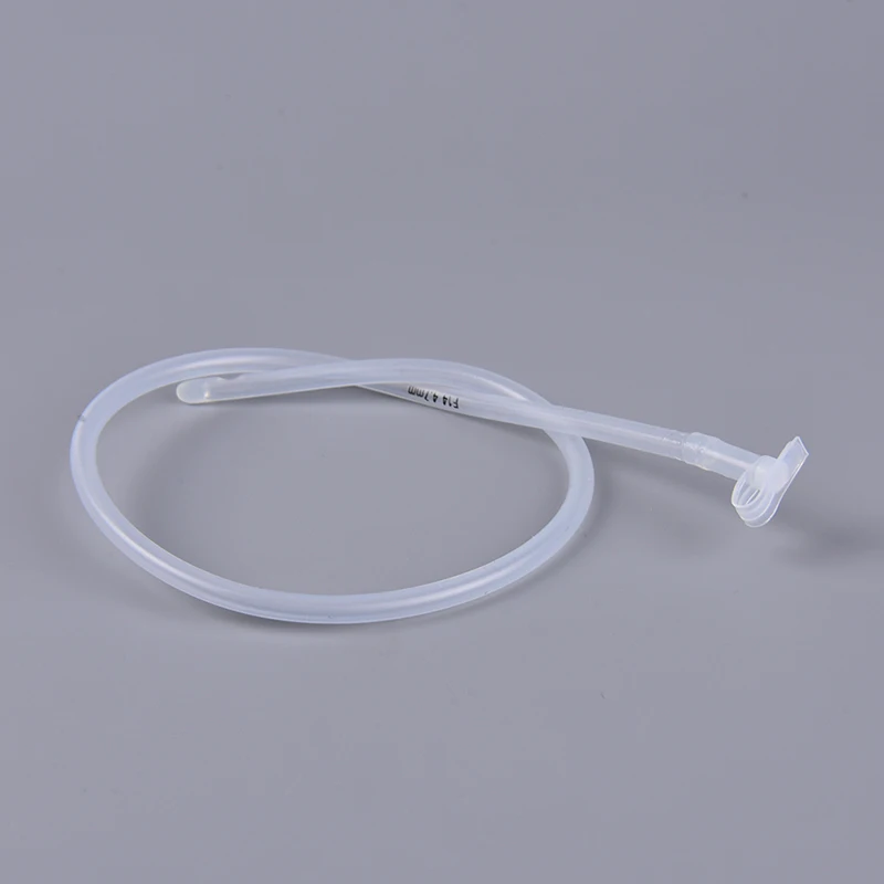 1 Pcs White Silicone Urethral Disposable Silicone Catheter Tube For Male 41.5*0.5cm