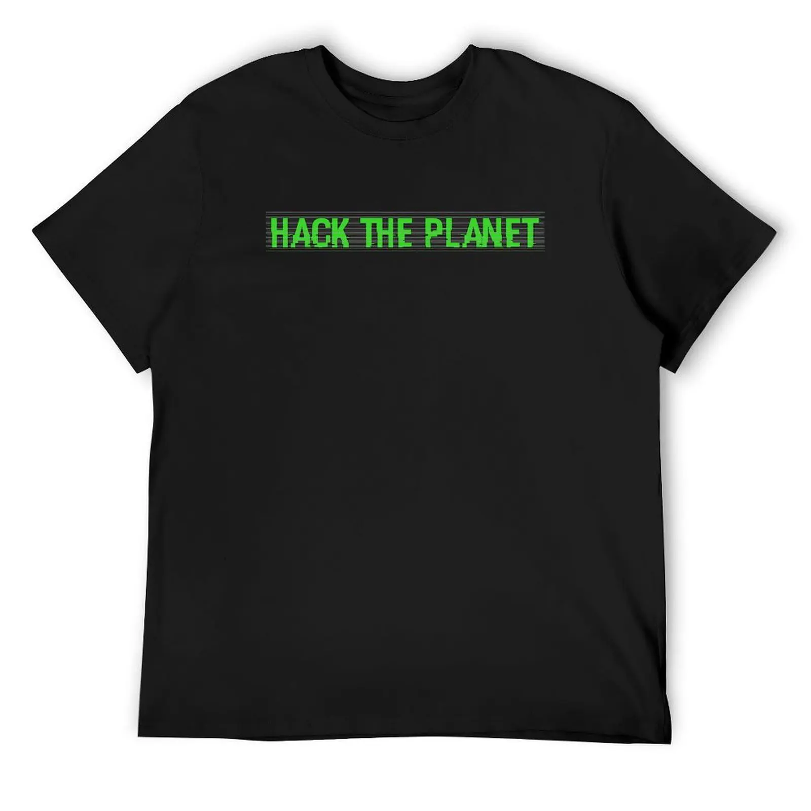

Hack The Planet Glitch T-Shirt kawaii clothes quick drying luxury designer men graphic t shirts