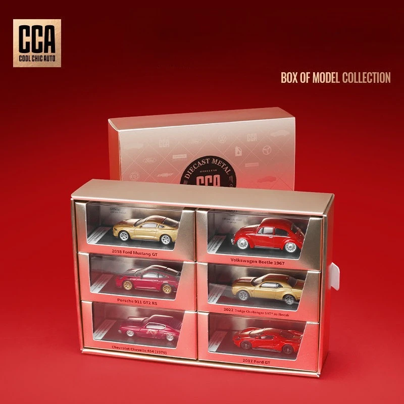 

CCA Genuine 1:64 Mustang GT，911，Beetle Horse Year Limited Alloy Car Model Ornament，Perfect Birthday Gift for Boyfriend